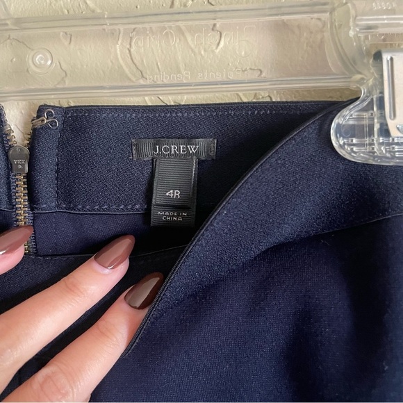 J.Crew Pixie Pant Navy slacks - Picture 5 of 7